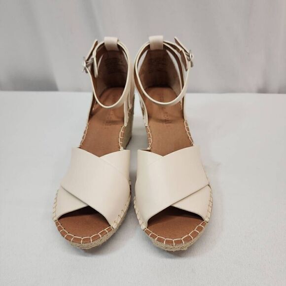 Gentle Souls Size 10 Charli X Wedge Sandal Off White CC - Picture 3 of 10